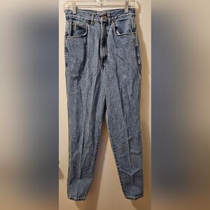Vintage Chic Jeans High Rise Mom Blue Cotton Women's Size 8 Tall